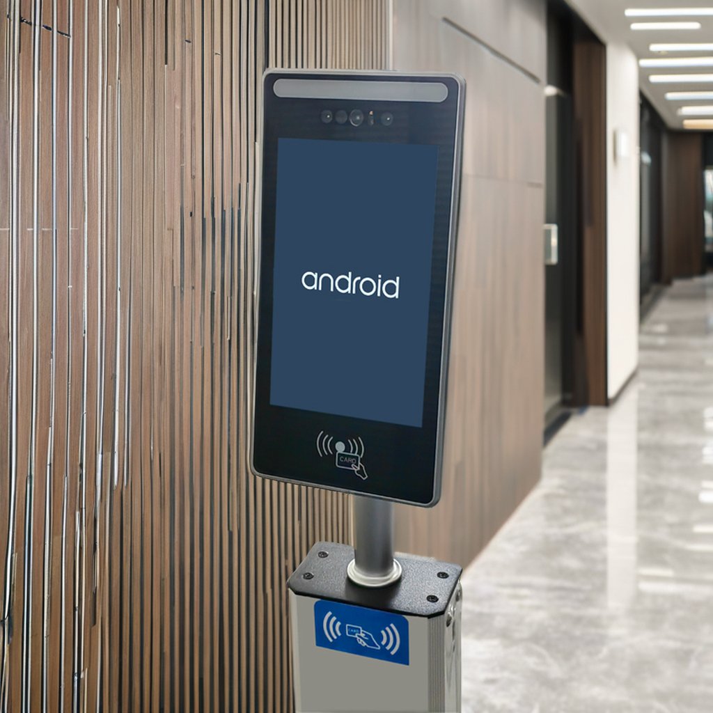 8-Inch Biometric Terminal Night Vision Anti-Spoofing Technology Face Recognition Access Control Bank Financial Cloud Software
