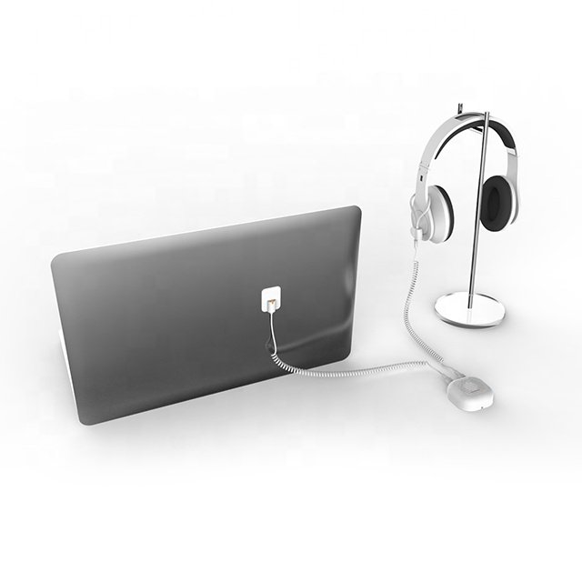 INSHOW A3020 2 Ports Centralized Mobile Phone Security Display Alarm System With Acrylic Stand Alarm Charging Cable