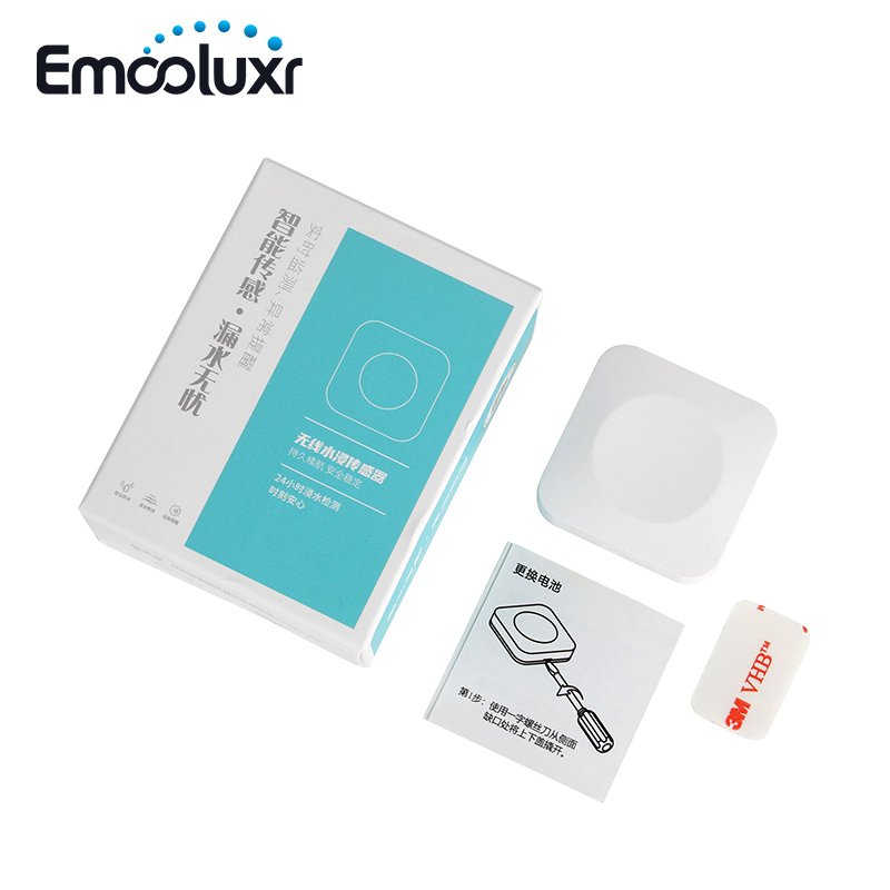 new product batteries powered wireless water leak sensor alarm system smart home DN15(1/2" ) water valve for leakage detection