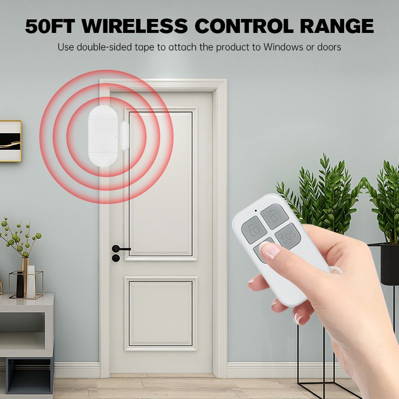 Home Security Wireless Remote Window Door Alarm Alarme Anti Intrusion Pour Maison