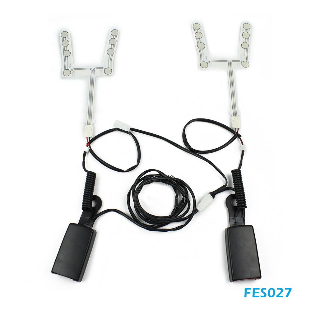 Two Seats Safety Belt Alarm System Kit For Bus