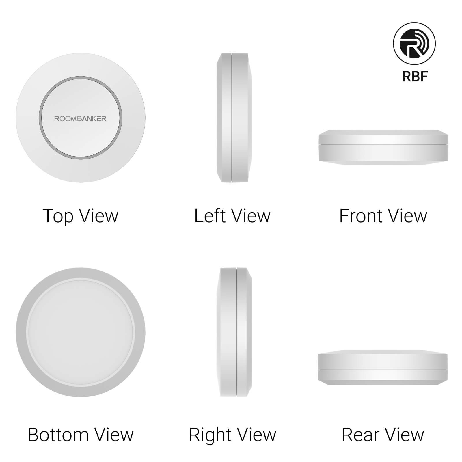 Roombanker Panic Button Alarm real-time wireless security system with an impressive 3 year battery life