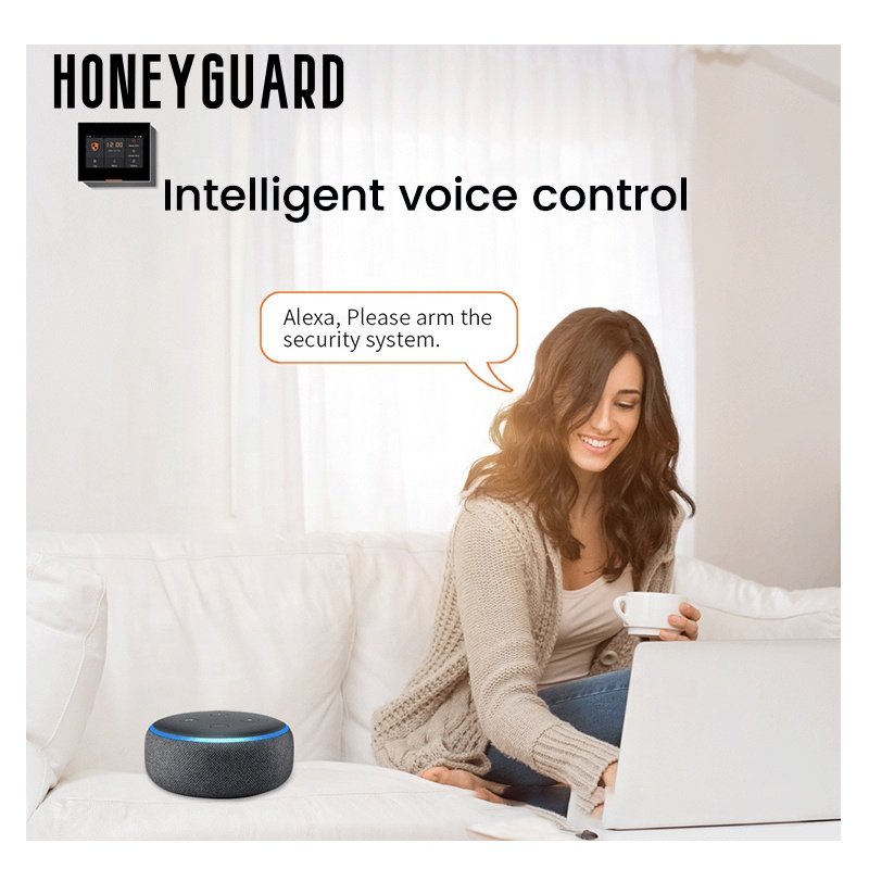 HONEYGUARD HSG002 Tuya 2G/4G/GSM/Wifi Security Alarm DIY System Wireless App Control Anti Theft Smart Home Security Alarm System