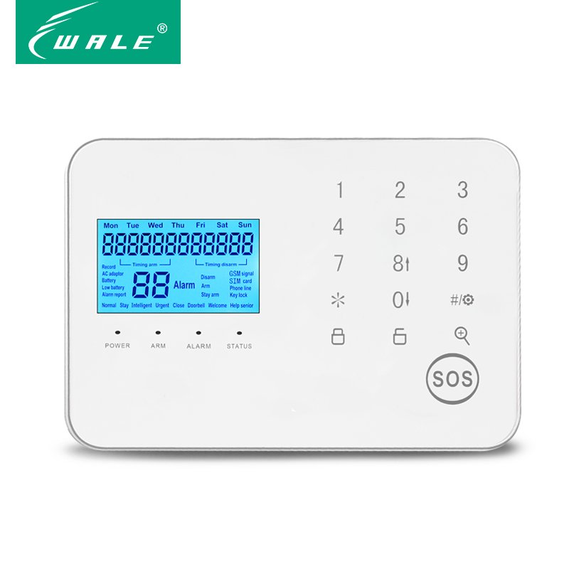 Mobile Phone Call GSM Alarm Security Home System - Anti Theft Auto SMS Notification - Compatible Water Leak Detector