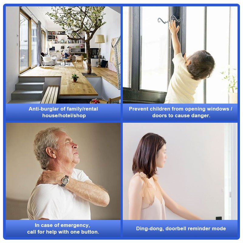 Discreet and Powerful Magnetic Sensors for Complete Window/Door Security