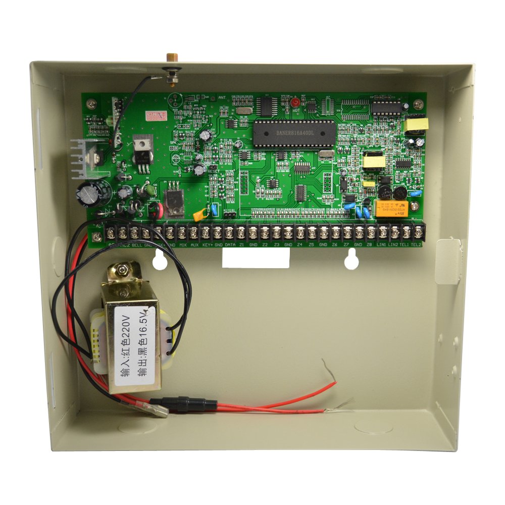 PSTN Alarm System Wireless Zones Link to Smoke Detector Factory Sale Metal Box Security Home 8/16 Wired and 16 Personal K2 2.5kg