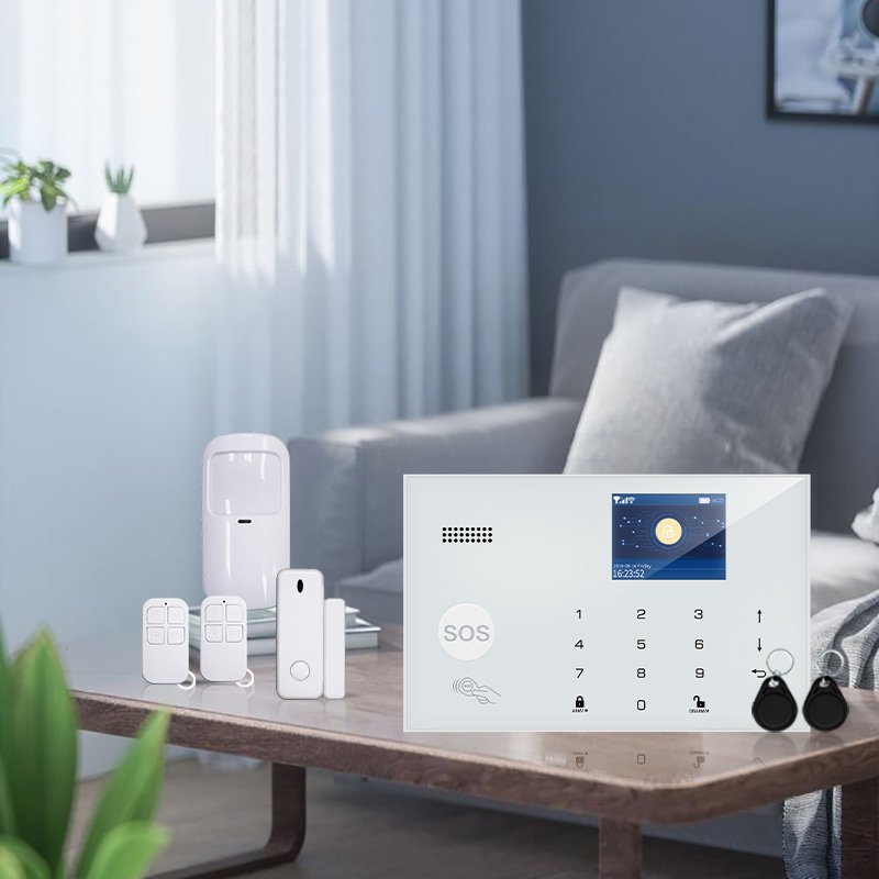 High Quality Wireless Anti Thief Burglar Security Alarm System Tuya Smart Home Wifi Gsm Home Alarm System