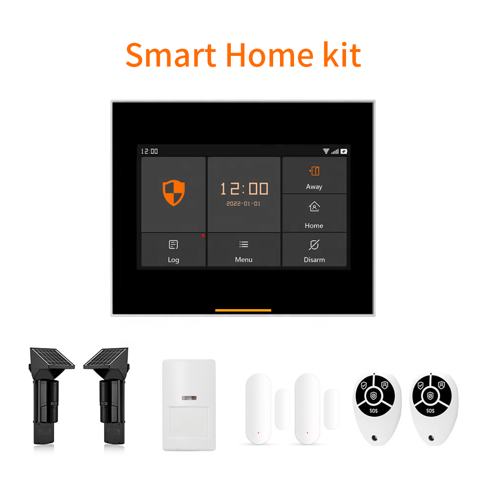 Tuya Smart Wireless Home Alarm GSM Security Burglar alarm System with Motion Detector Anti-theft WiFi GSM Home Alarm System