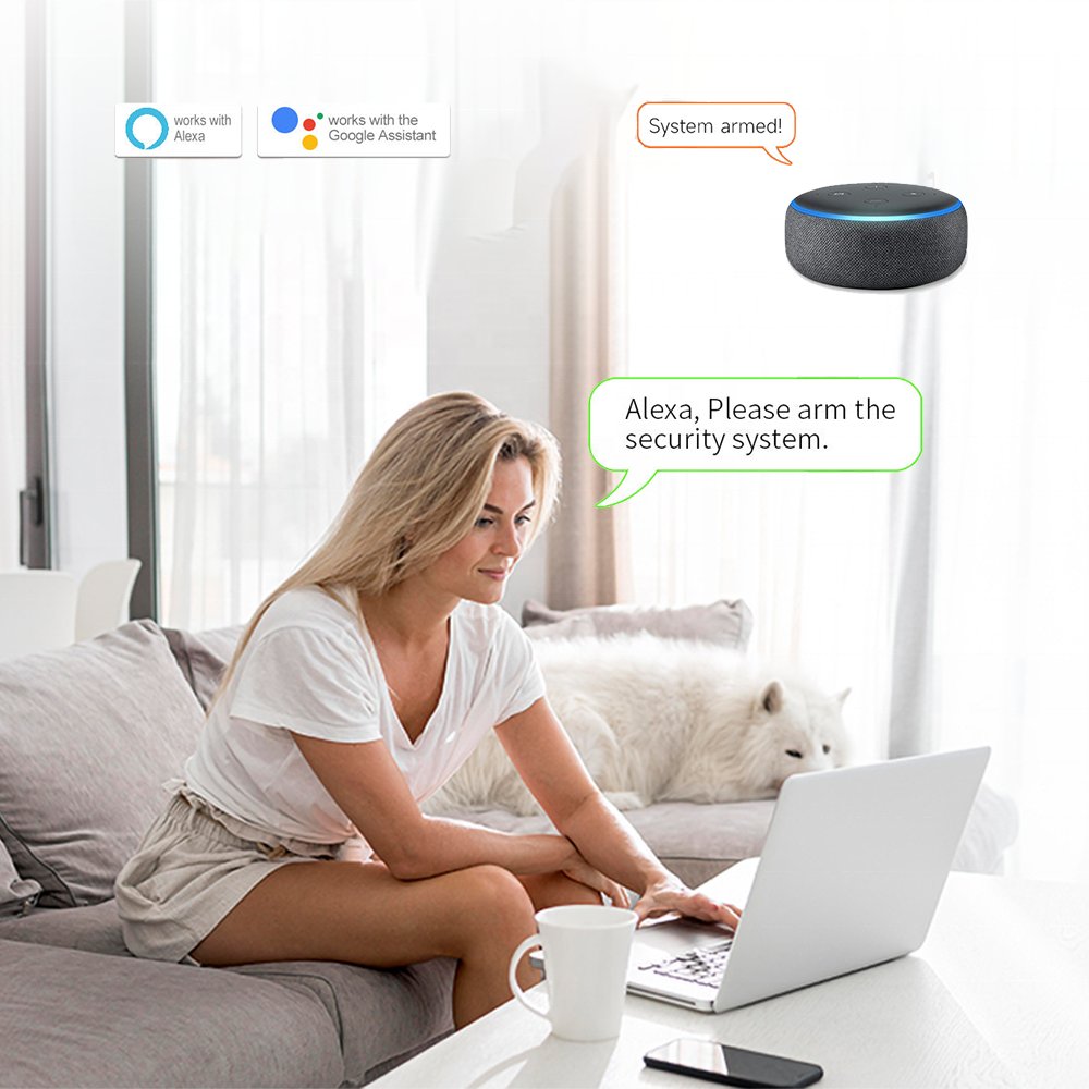Tuya Smart Wireless Home Alarm GSM Security Burglar alarm System with Motion Detector Anti-theft WiFi GSM Home Alarm System