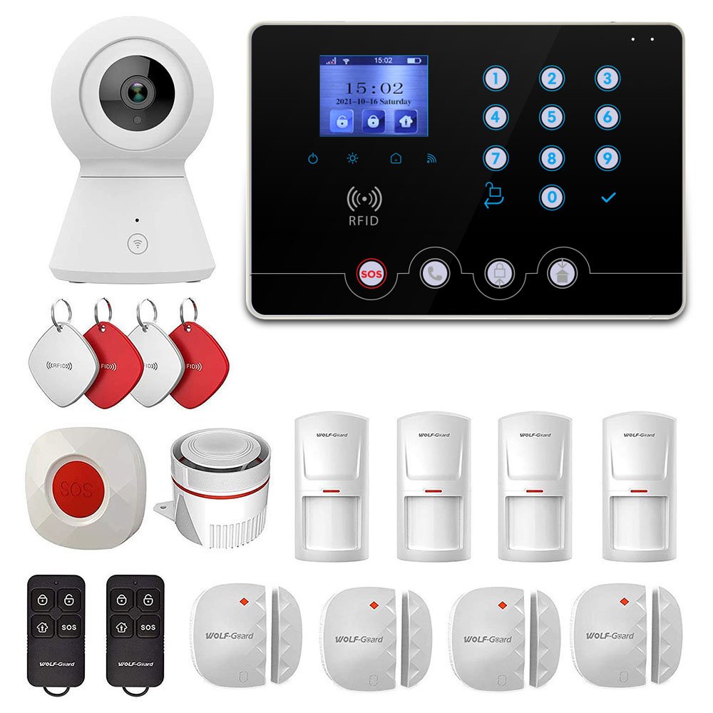 Tuya smart wireless security smart home system securite porte wifi alarma de seguridad wifi 4G WITH home securrity sensors