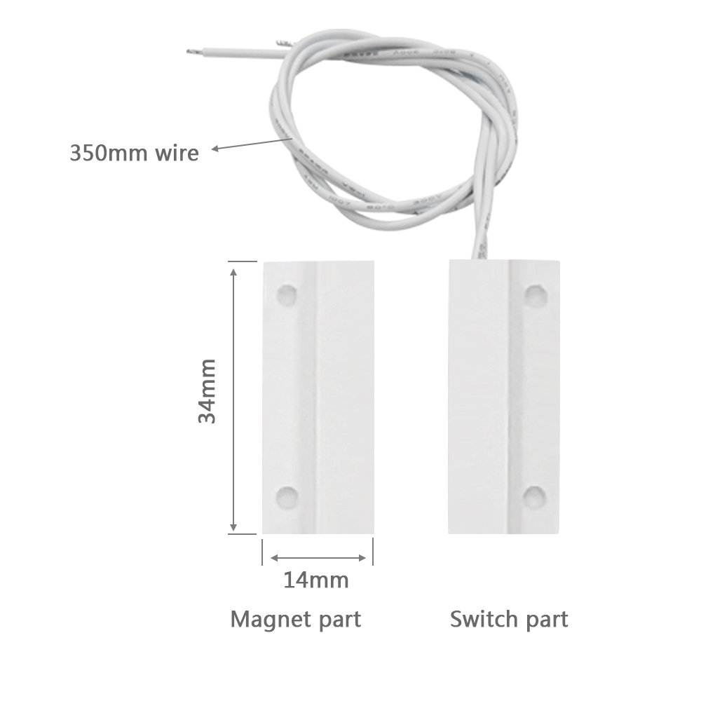 Surface Magnetic Contacts for Home Security Alarm System with CE ROHS