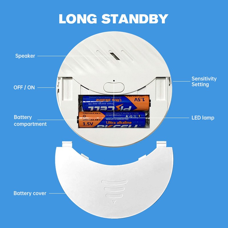 Wireless House Anti Theft Siren System Sensor Door Vibration Alarm Tuya Smart Home Sensor Alarms