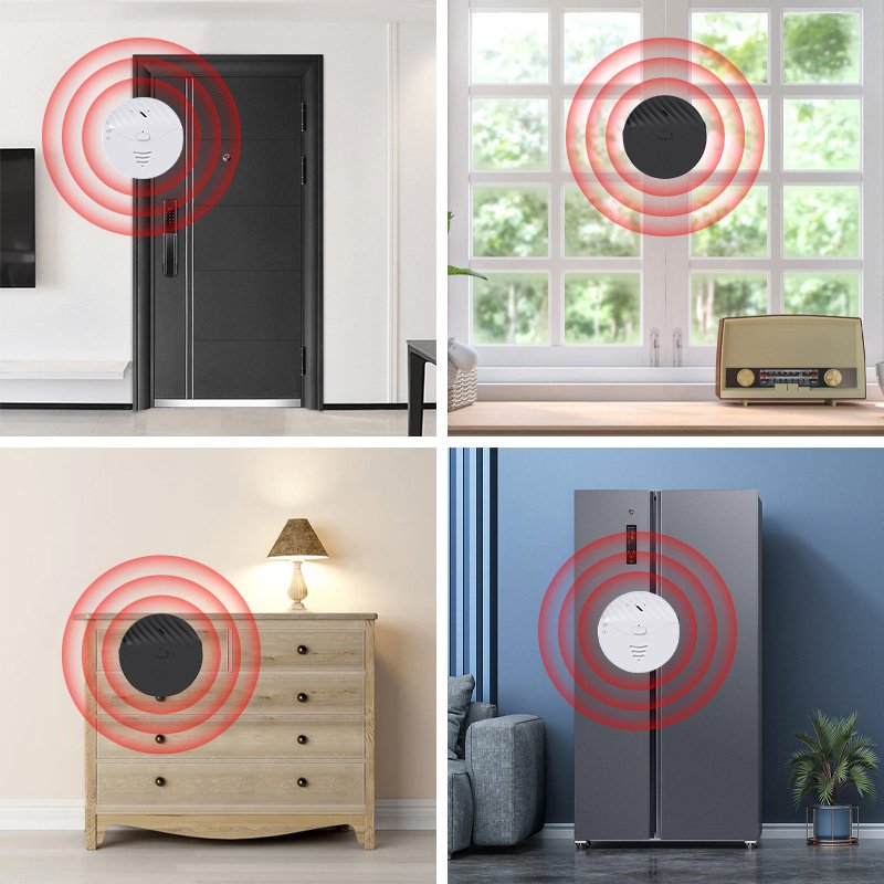 Wireless House Anti Theft Siren System Sensor Door Vibration Alarm Tuya Smart Home Sensor Alarms