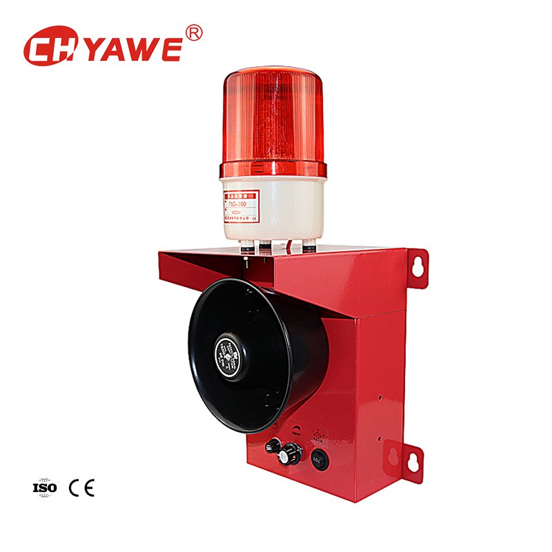 roadside alarm Customizable Industrial Sound Recording Red Flashing Led Light Siren AC220V DC12V