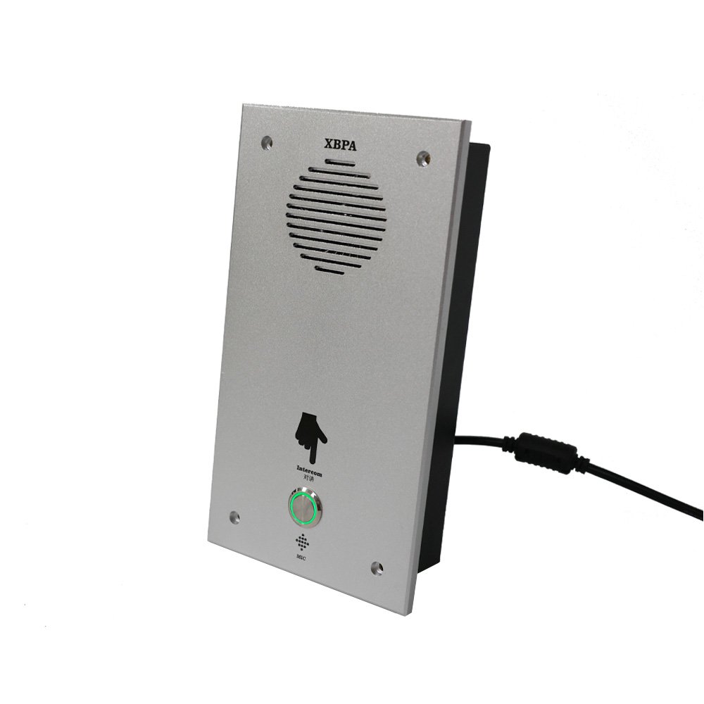 IP network Wireless WIFI audio intercom system Wall hung/embedded terminal with 30W power amplifier output