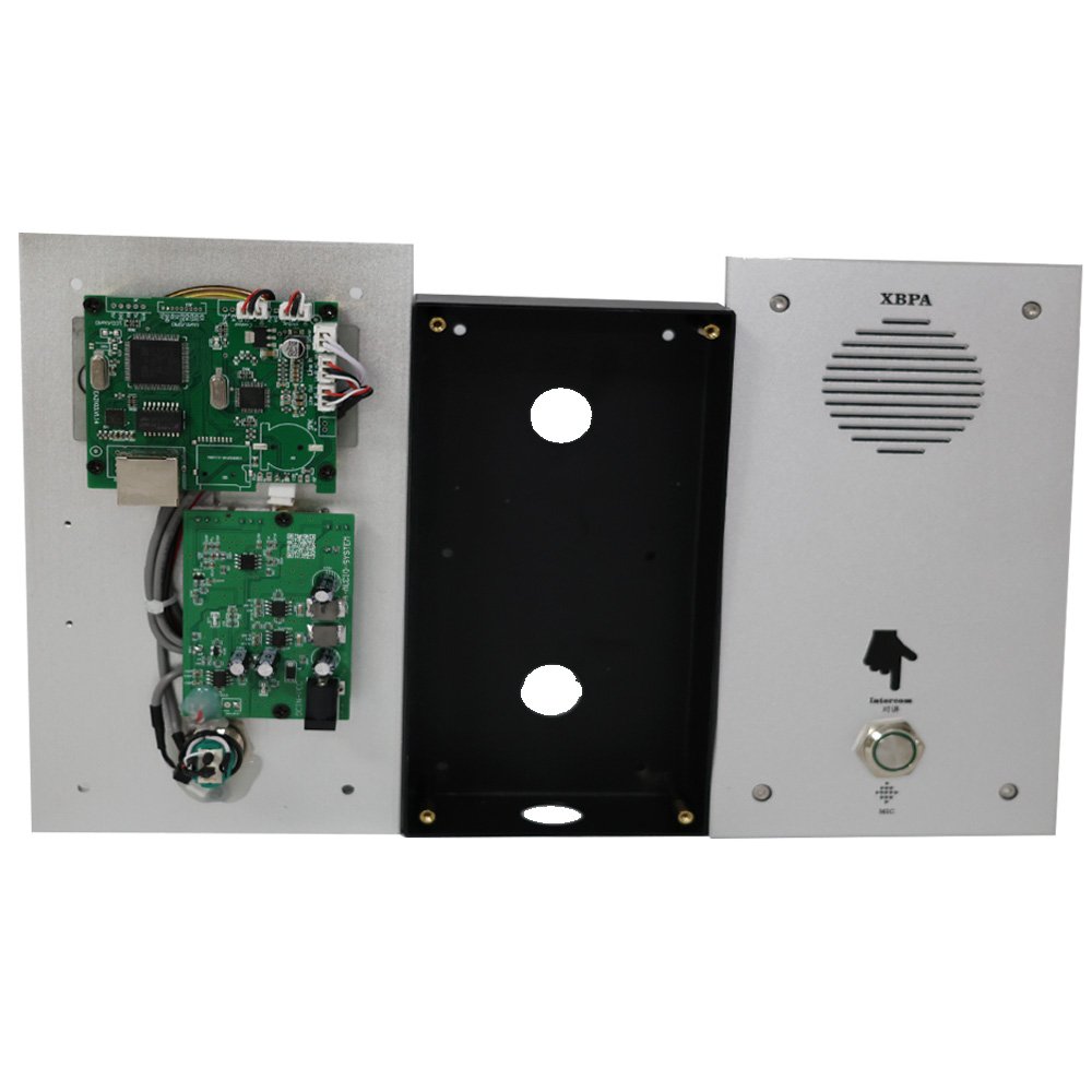 IP network Wireless WIFI audio intercom system Wall hung/embedded terminal with 30W power amplifier output