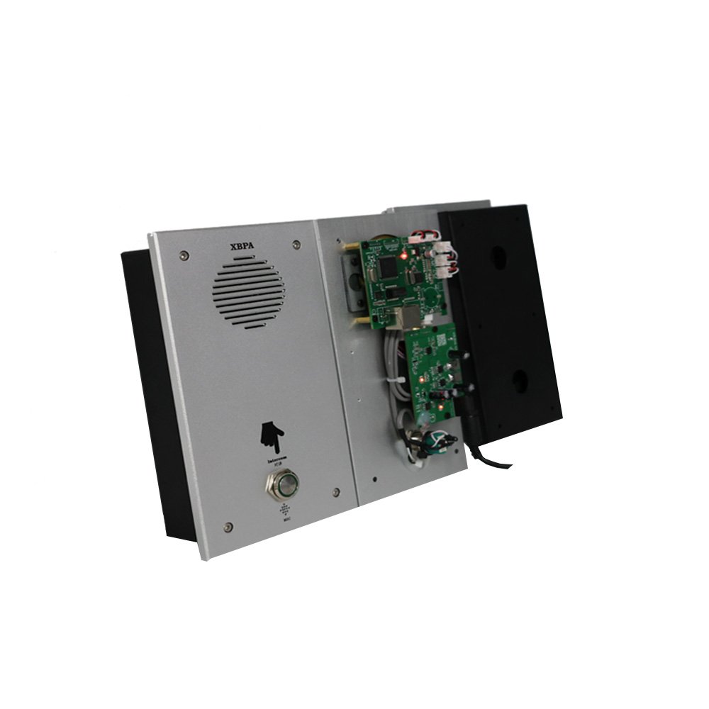 IP network Wireless WIFI audio intercom system Wall hung/embedded terminal with 30W power amplifier output