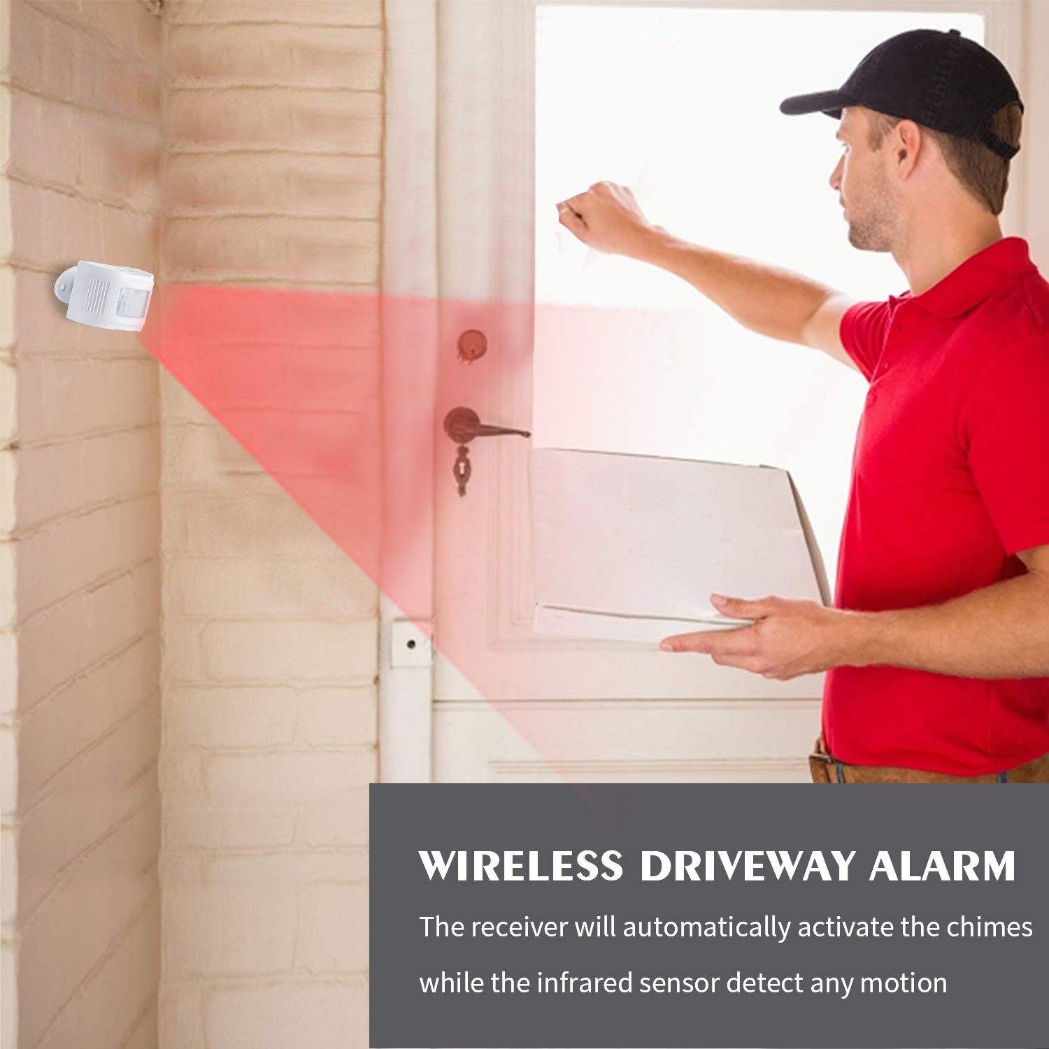 Security Alarm System Magnetic Smart Home Kits Smart Window Door Sensor White Anti-theft