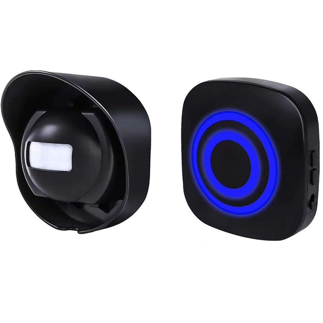 Office Security Systems Door Entry Alarm Waterproof Wireless Infrared Detector PIR Custom Sound Motion Sensor Door Bell