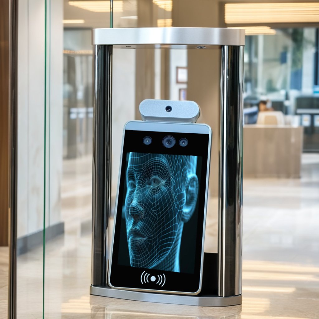 Ai-Based Smart Time Solution Reliable Clock-in/out Face Attendance Machine with Night Vision Employee Time Recording Management