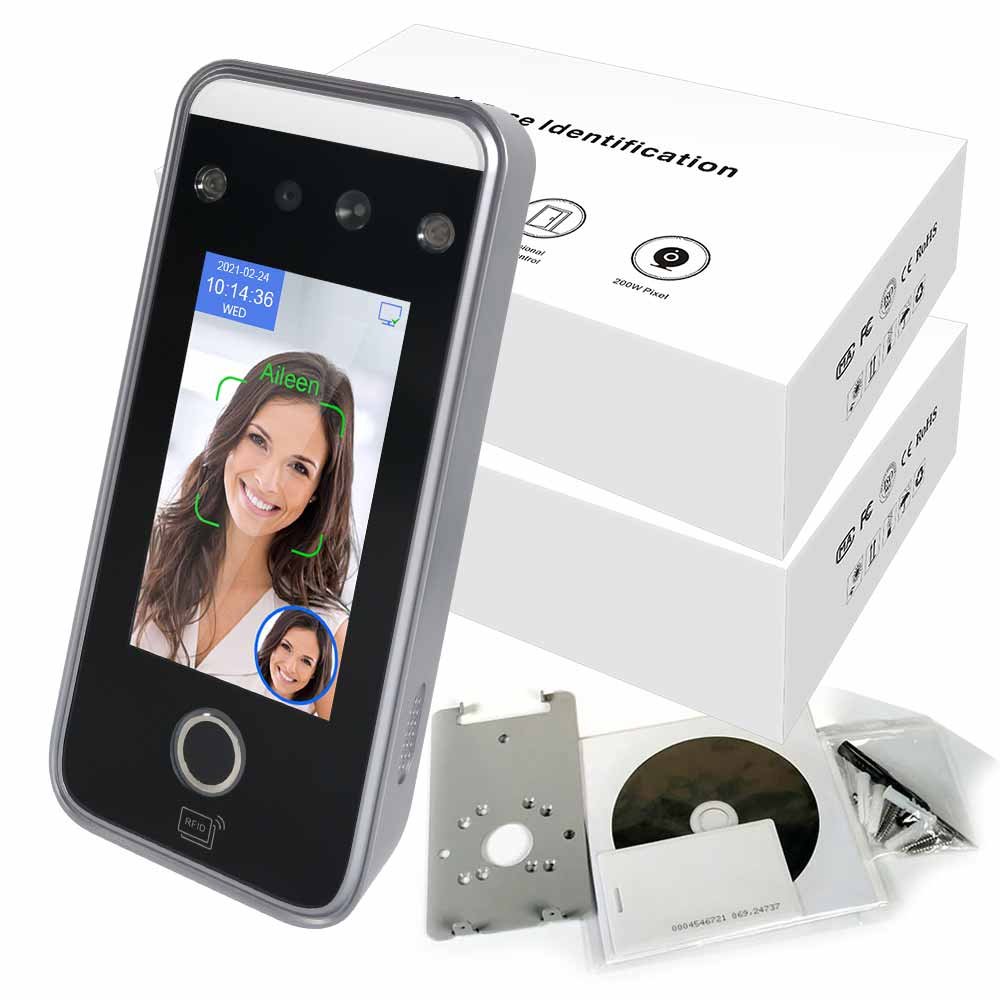 Linux Cloud Software Fingerprint Biometric Face Reader Machine Employee Time Attendance and Access Control with WiFi