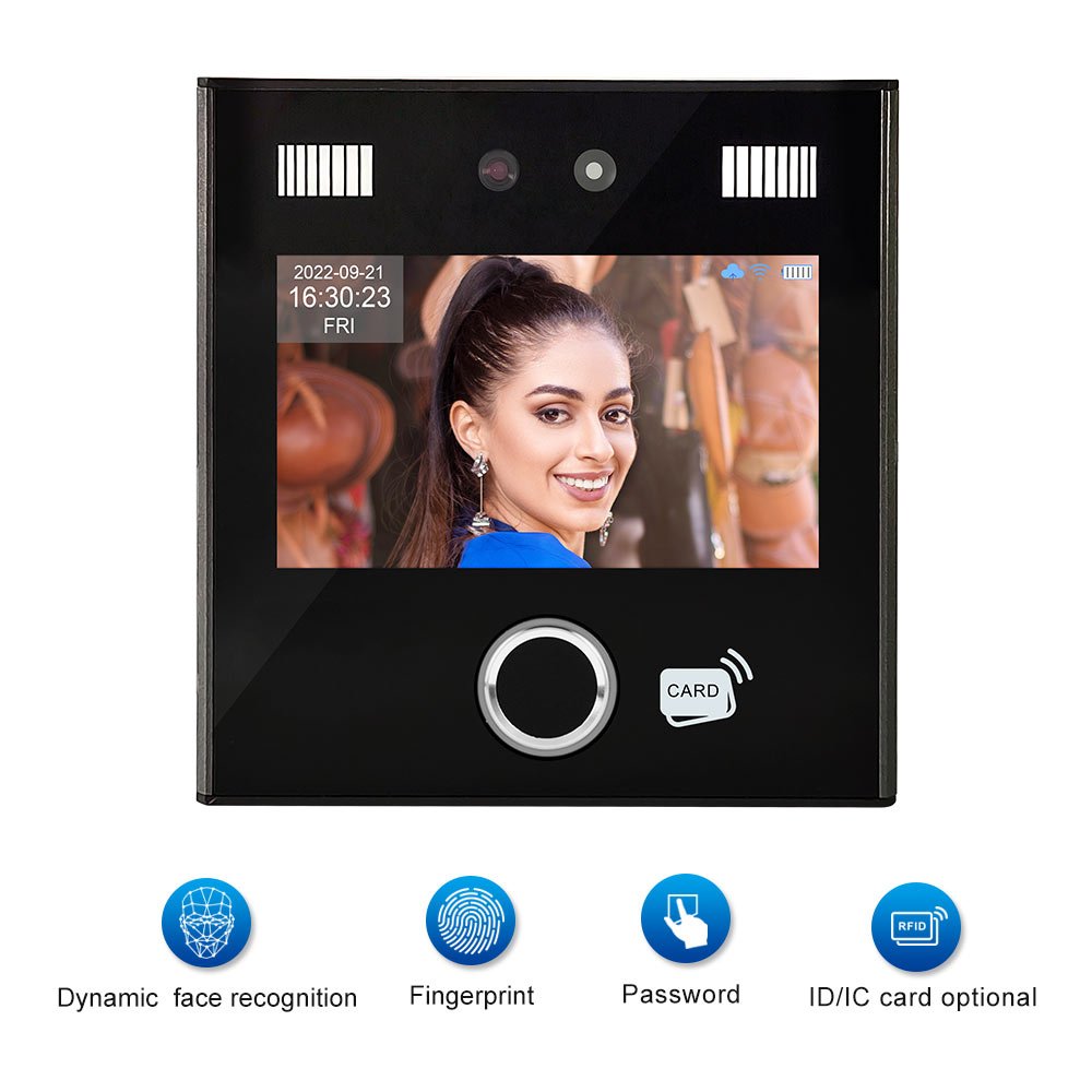 Rfid Card Time Fingerprint Attendance Biometric Facial Recognition Wifi Access Control