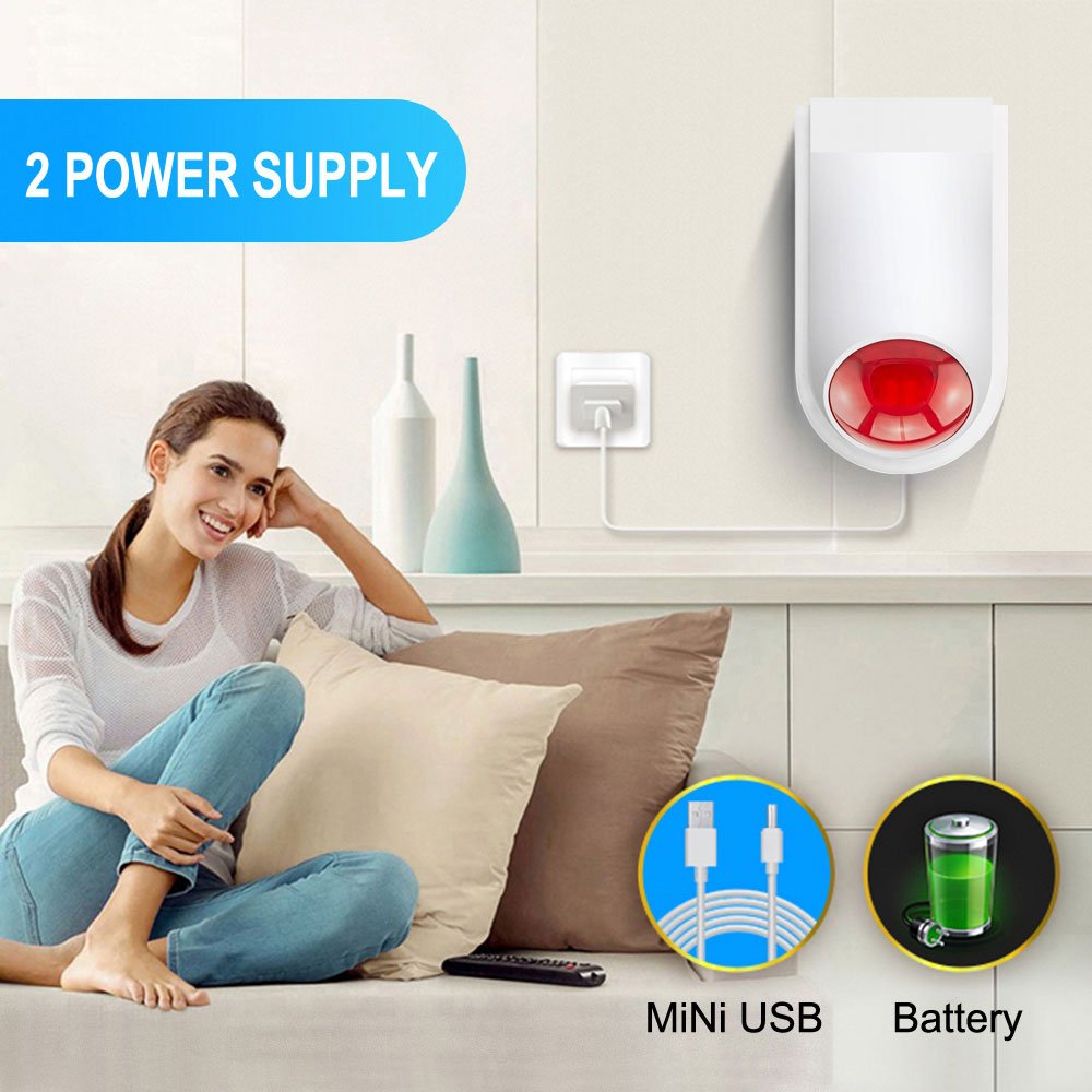 2024 Best Price Smart Life APP Control Waterproof Outdoor Tuya Smart Wifi Siren Alarm System PST-SN31