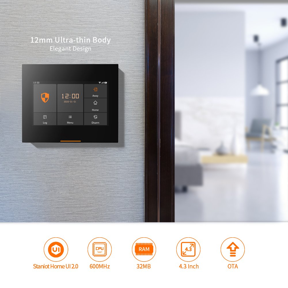 4G GSM Wifi Smart Tuya Wireless Home Security Alarm System Kit