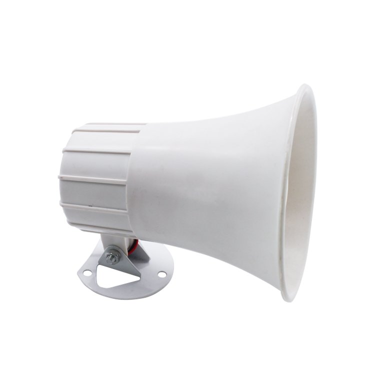 DC9V-15V 120dB 25W Big loud White/Black Electronic Outdoor Siren Security Alarm System
