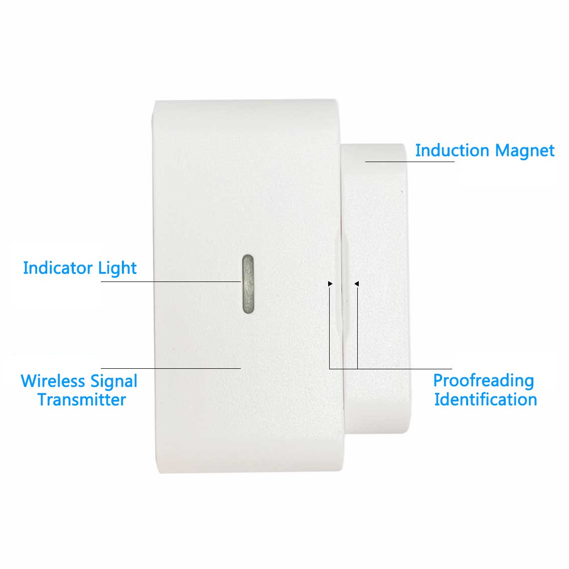 Hot Selling 433MHz Magnetic Detector Switch Wireless Magnetic Door Sensor For Home Anti-theft Alarm