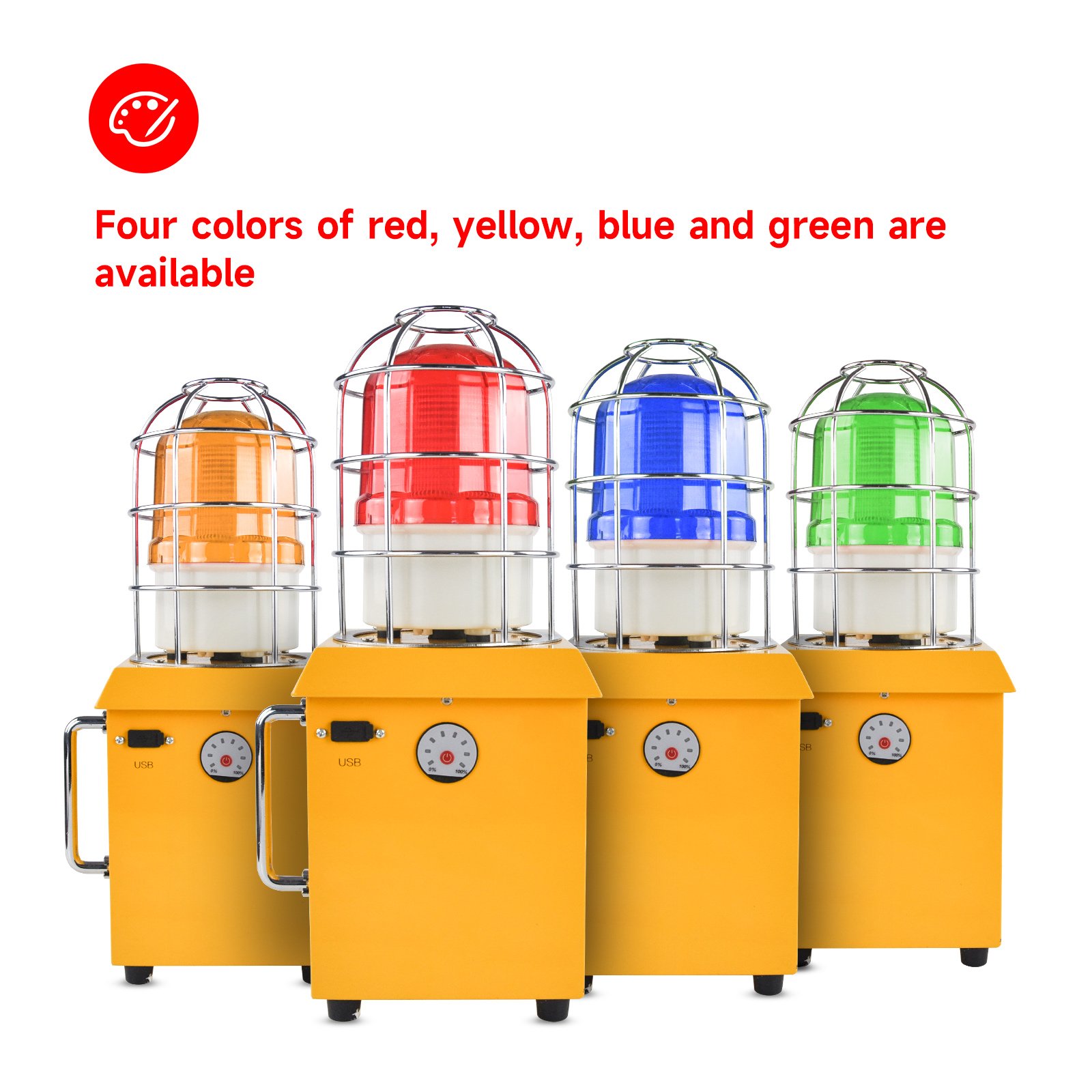 YASONG Portable Alarm Siren IP65 Waterproof Industrial door alarm LED Strobe120dB Horn 15W Outdoor security alarm Siren system