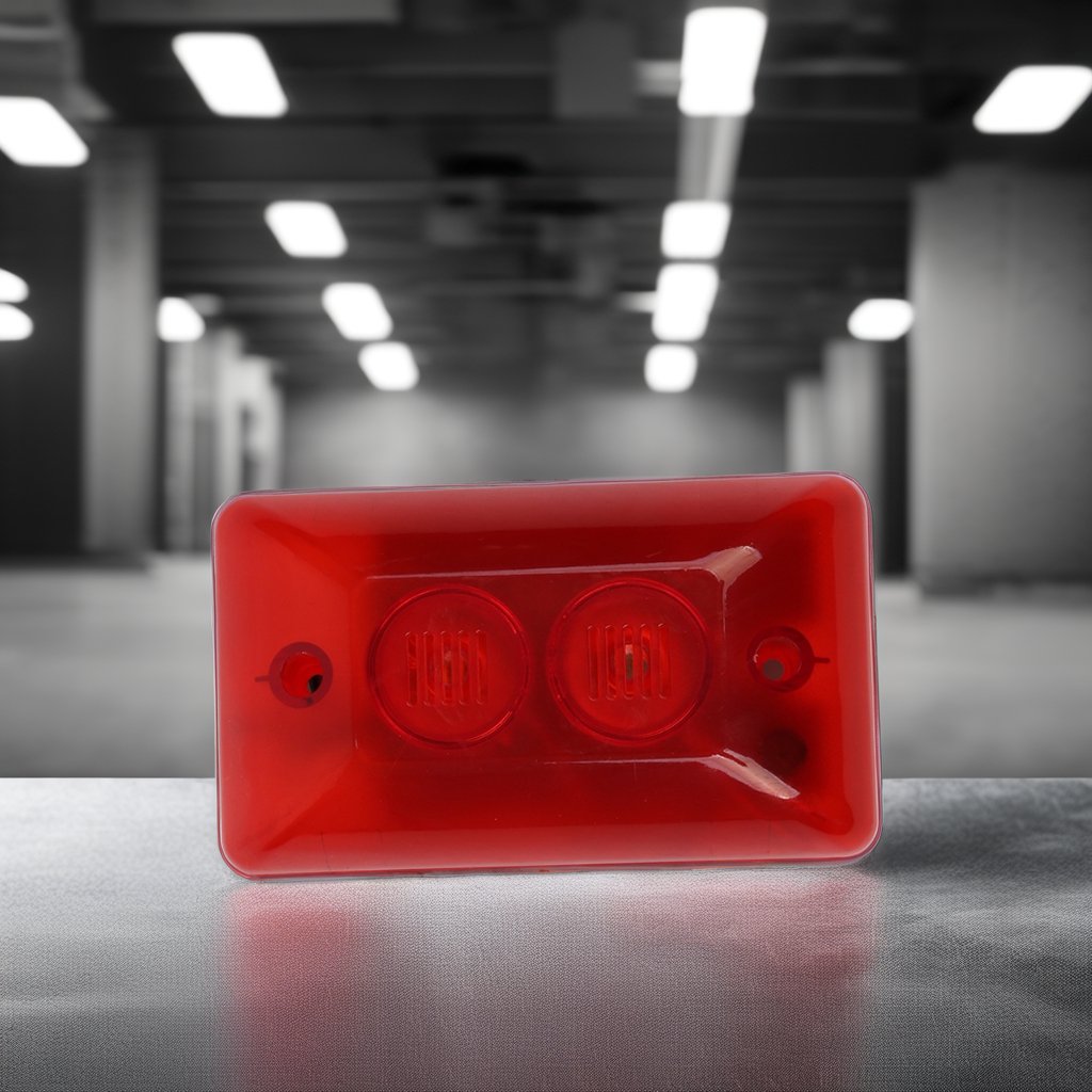 5C-102 Mini Strobe Light Siren with Red Color 12VDC Alarm System