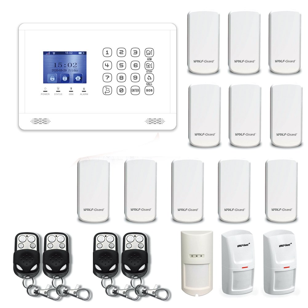 Hot Sale Wireless Smart Alarm System YL-007WT2BX - Latest GSM Alarming Security with WiFi, 4G, Smartlife, Alexa, Google, RFID