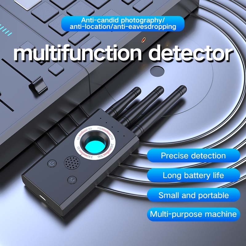 T16 Multi-Function Anti-Spy Audio Scanner Security Protection Alarm System Cars Hotels GPS Radio Frequency Signal Detector