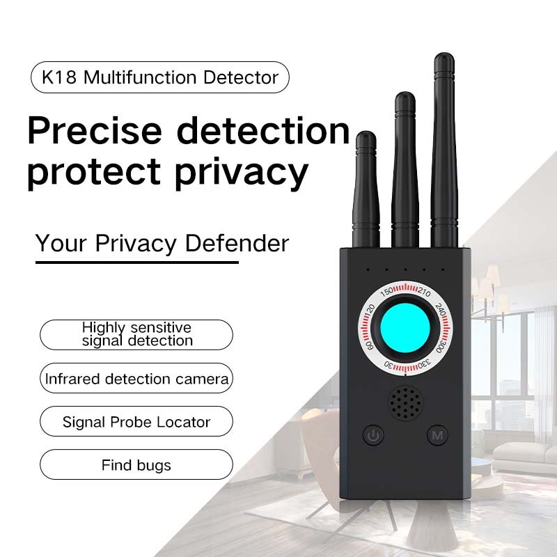 T16 Multi-Function Anti-Spy Audio Scanner Security Protection Alarm System Cars Hotels GPS Radio Frequency Signal Detector