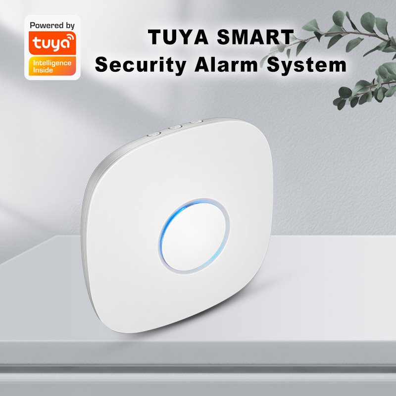 TUYA 4G WIFI wireless security system PIR sensor with 2 Remote controls smart Home security alarm system