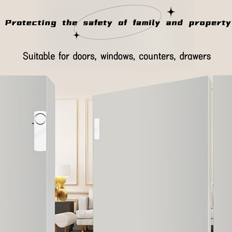 Home Security Alarm System Anti Thief Loud Sound Burglar Door Window Sensor Entry Alarm for Kids Safety