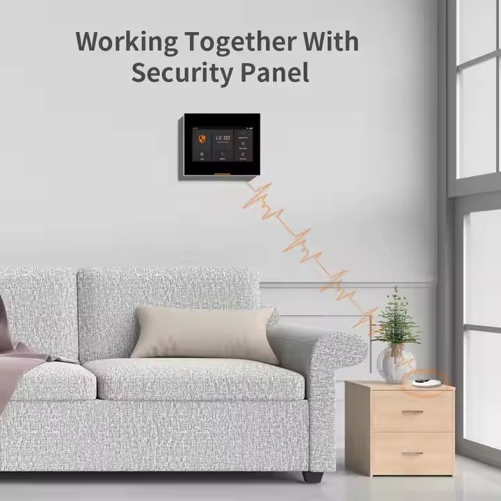 433MHz Smart Wireless Remote Control Portable 4 Buttons For Burglar Security Alarm System