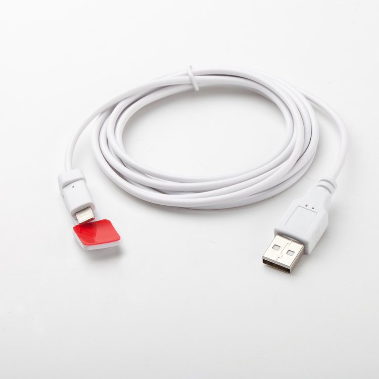 Mobile phone security anti theft desktop alarming system 2M security charging cables for display use