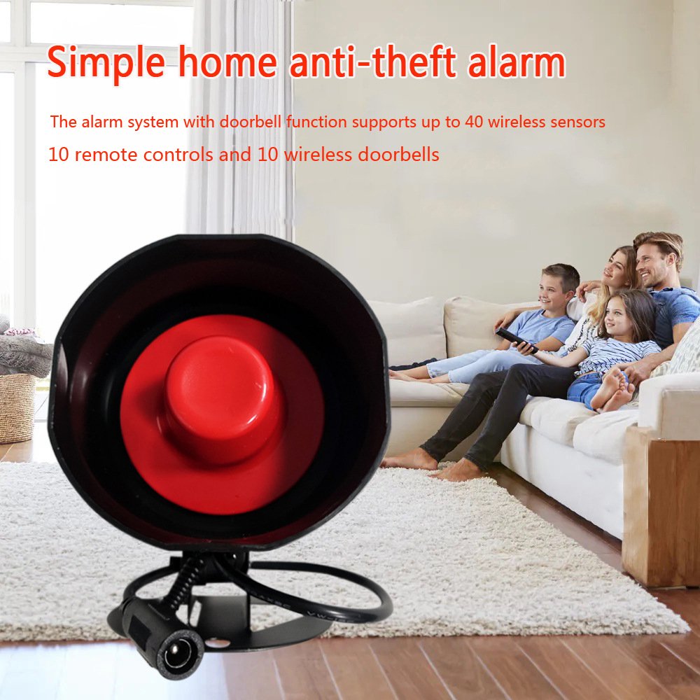 New tuya smart wireless big siren outdoor waterproof WiFi RF433 siren with high sound level