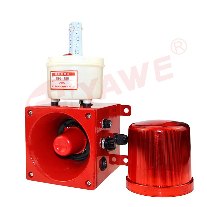 Waterproof Sound-Alert Alarm System with Warning Light Alerting you with Visual and Audible Signals