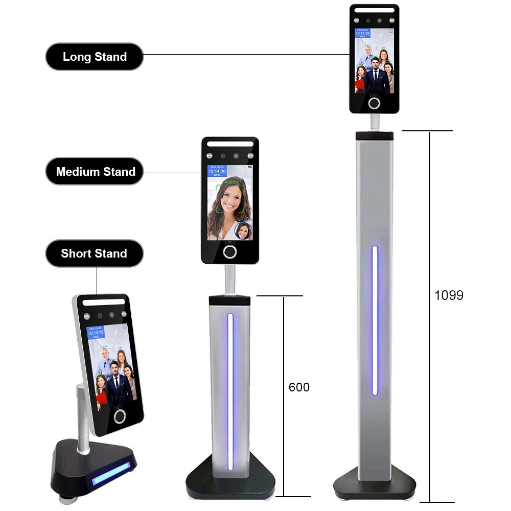 WG Biometric Time Clock Attendance IN and OUT Multi Face Access Control System Scanner