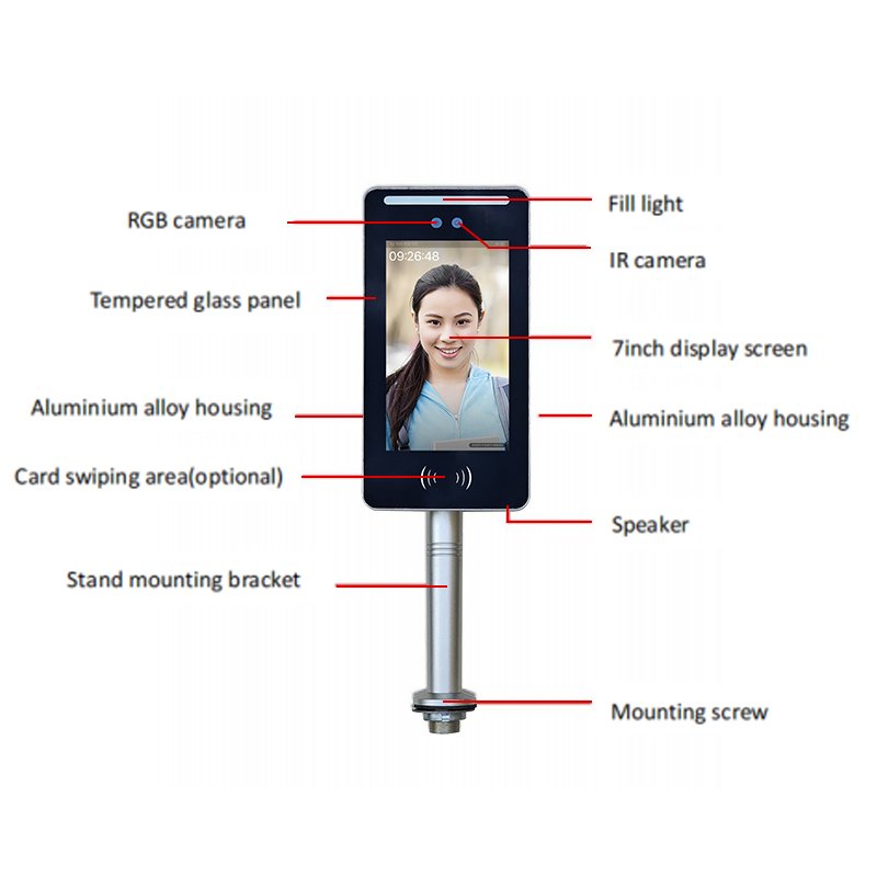 ip65 access control products face recognit outdoor face control api staff attendance system with linux sdk