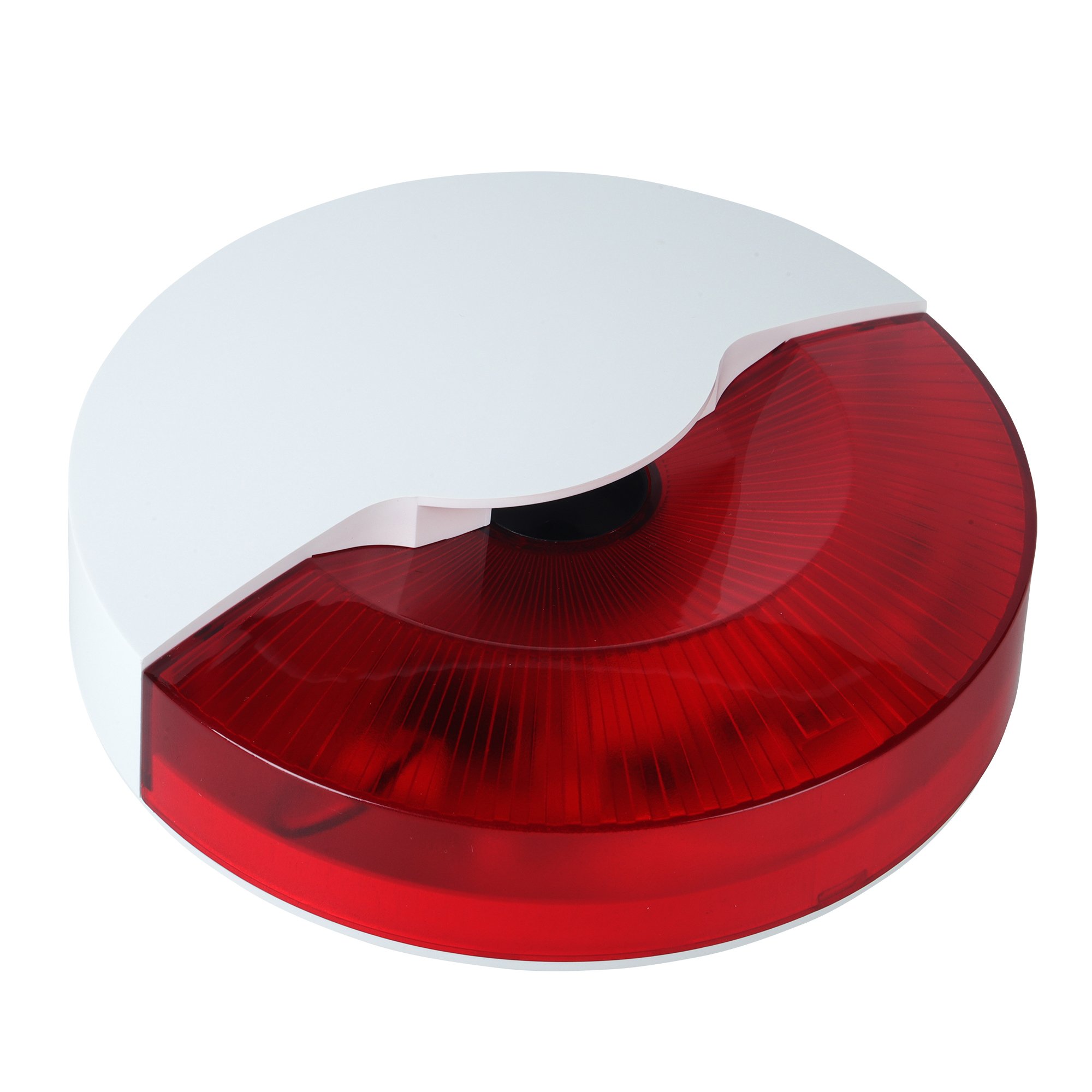108dB high decibel wired strobe and siren with red light flash prompt alert for intrusion burglar alarm system