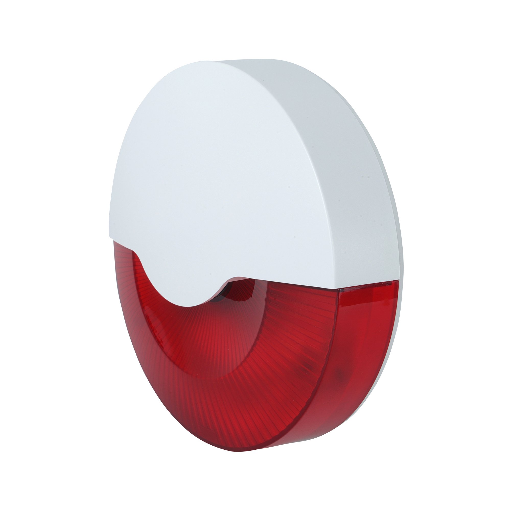 108dB high decibel wired strobe and siren with red light flash prompt alert for intrusion burglar alarm system