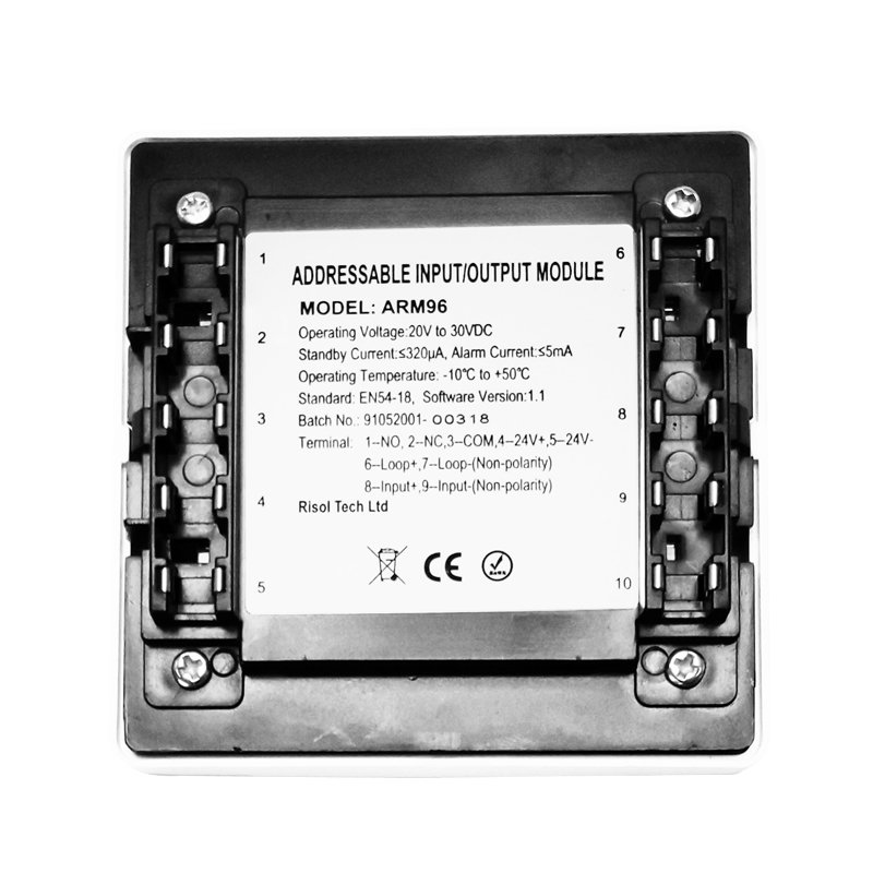 Intelligent Addressable Input/output Module For Fire Alarm System