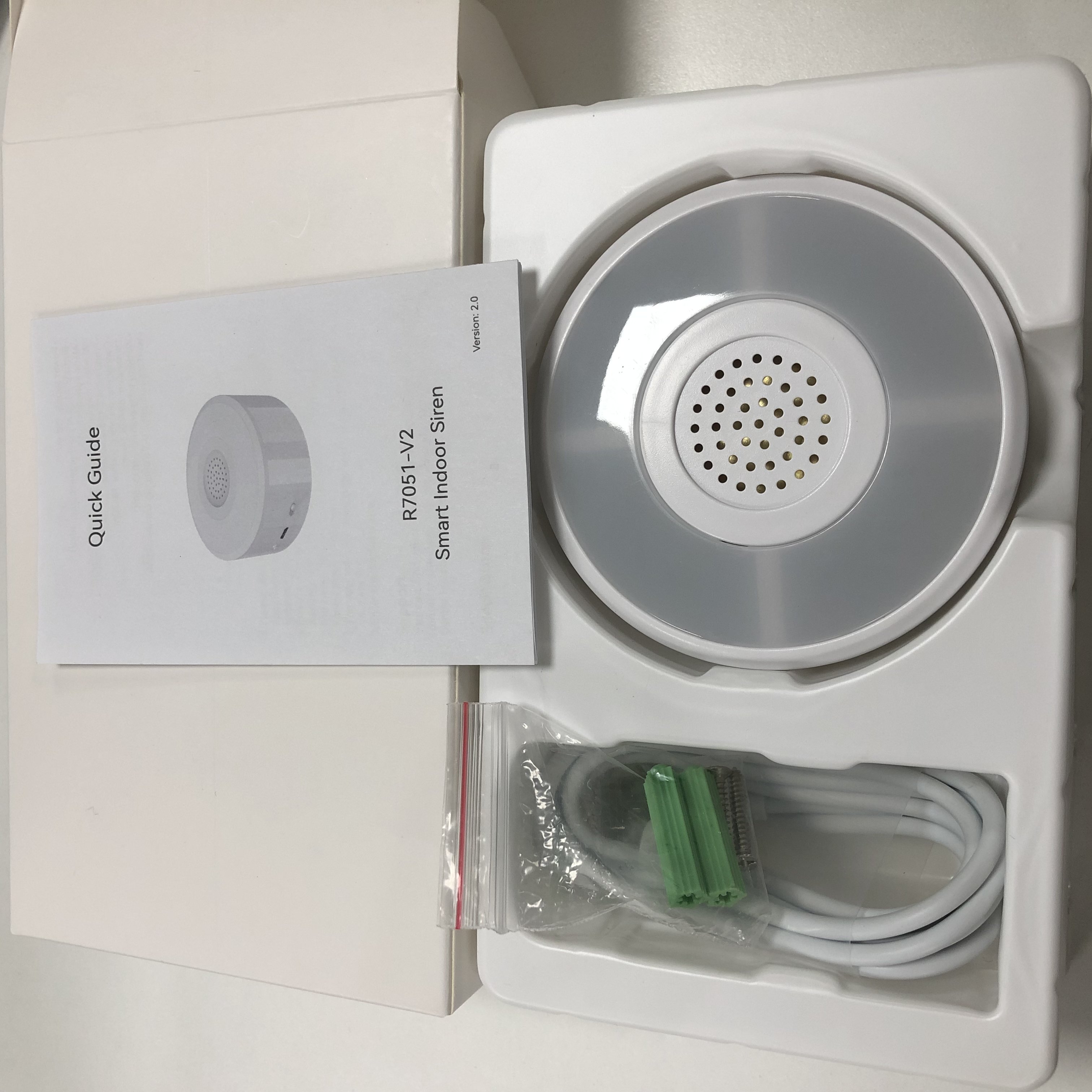 Indoor Smart Wireless alarms Siren Compatible for Alexa and Google Speaker alarm systems security home alarm siren
