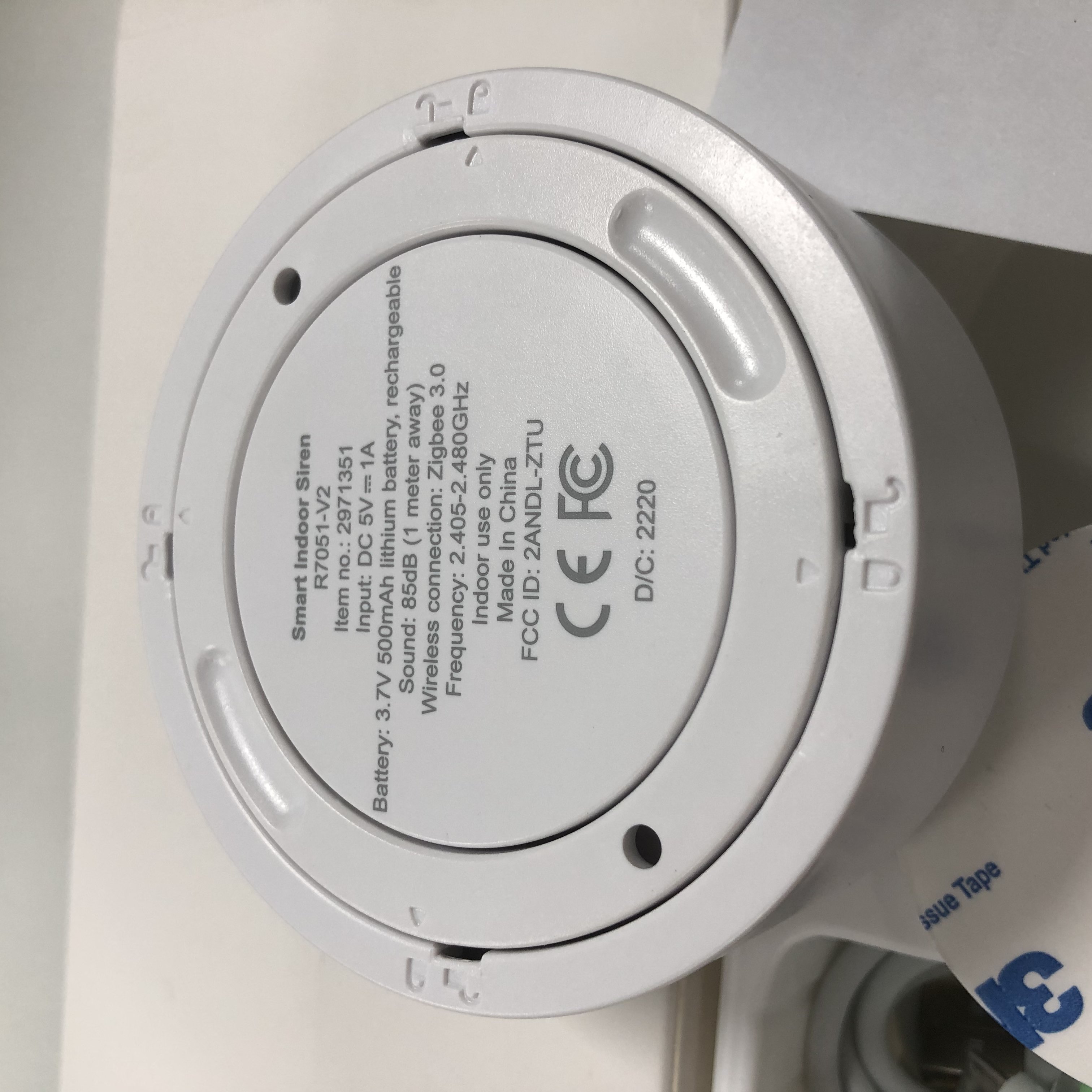 Indoor Smart Wireless alarms Siren Compatible for Alexa and Google Speaker alarm systems security home alarm siren