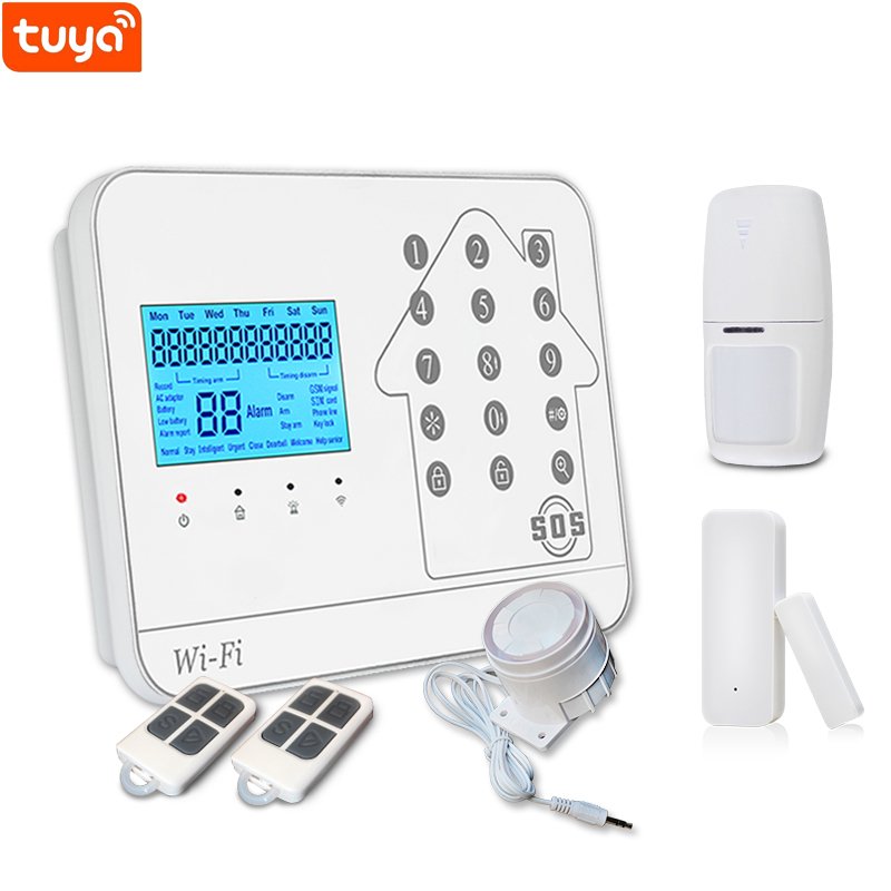 Color Screen Home Security 110db Small Alarm Siren The Newest Design Full Set Of Alarm System