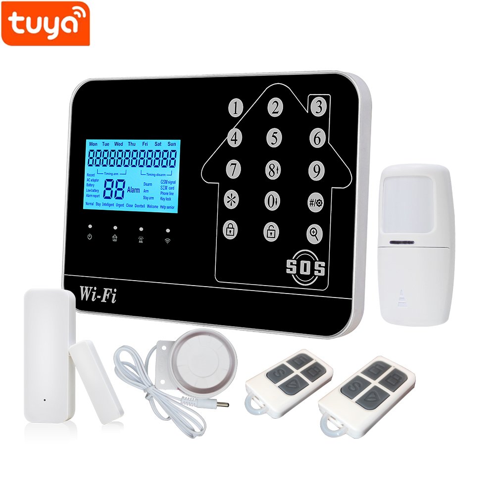 Color Screen Home Security 110db Small Alarm Siren The Newest Design Full Set Of Alarm System
